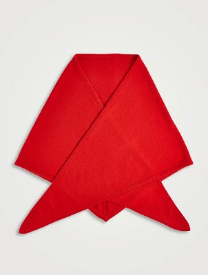 Wool And Cashmere Triangle Scarf