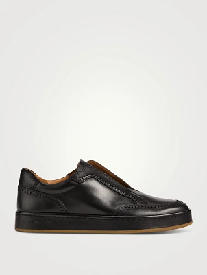 Beckett Leather Slip-On Sneakers