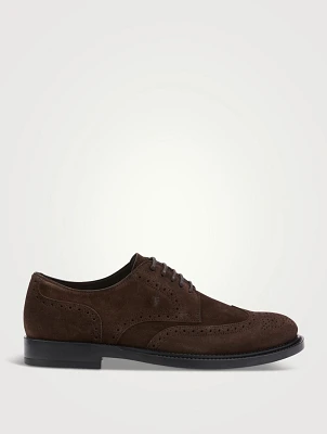Suede Derby Shoes
