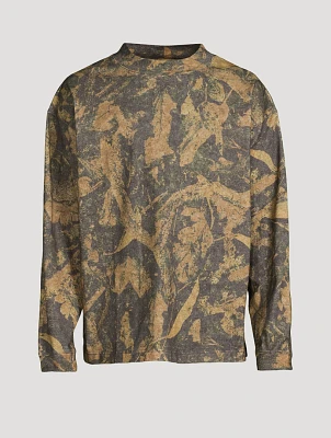Relaxed Sweater Camouflage Print