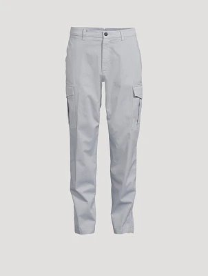 Stretch Cotton Cargo Pants
