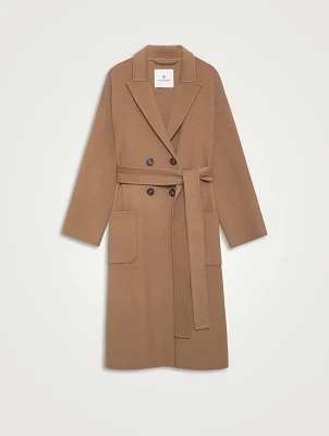 Dylan Wool And Cashmere Belted Coat