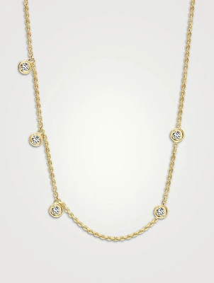 Ivy 18K Gold Station Necklace