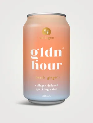Peach Ginger Collagen-Infused Sparkling Water