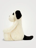 Really Big Black And Cream Puppy Plush Toy