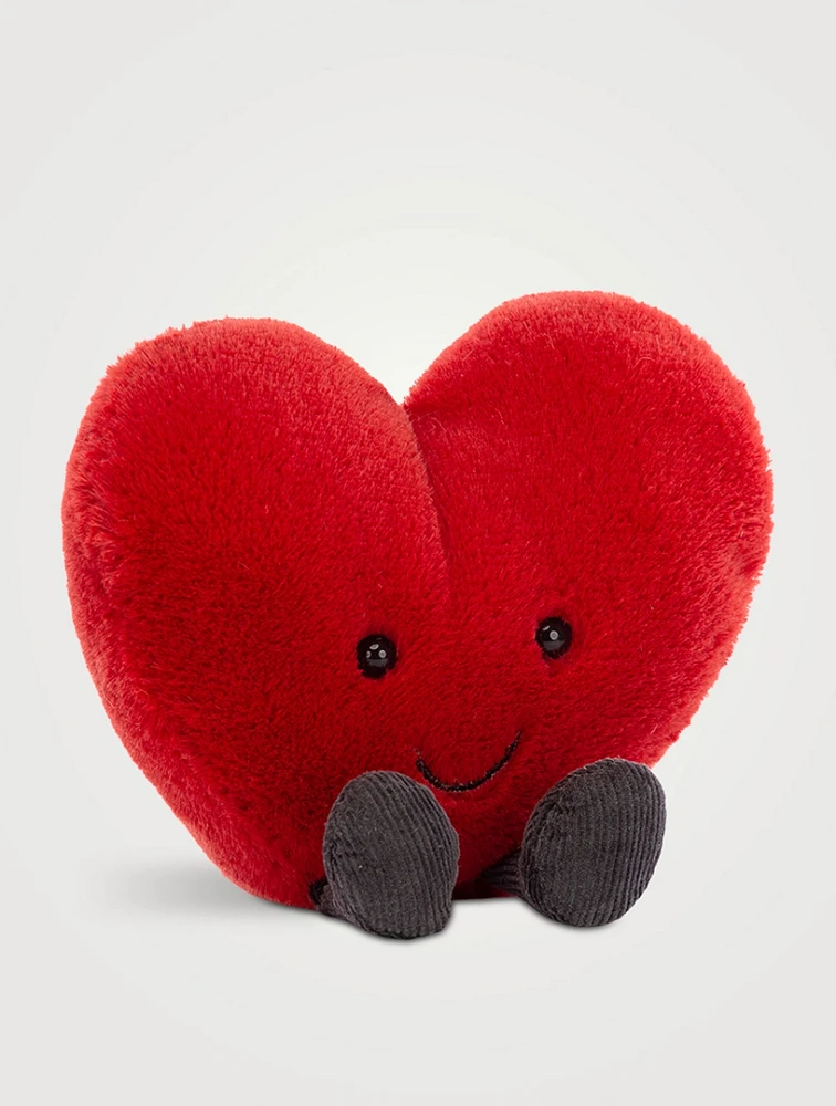 Small Amuseable Red Heart Plush Toy