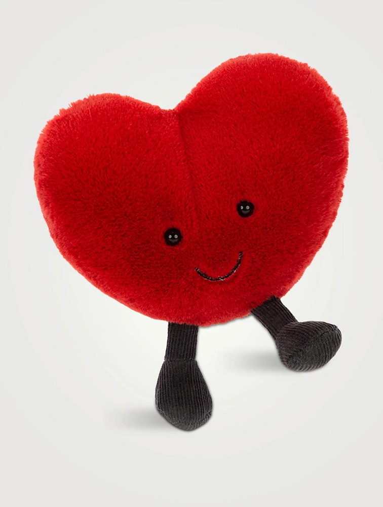 Small Amuseable Red Heart Plush Toy