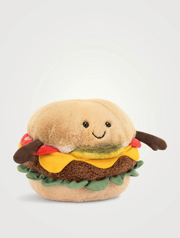 Amuseable Burger Plush Toy