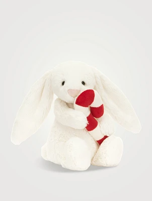 Bashful Bunny With Candy Cane Plush Toy