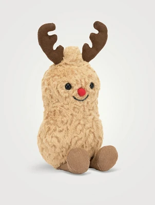 Amuseables Peanut Reindeer Plush Toy
