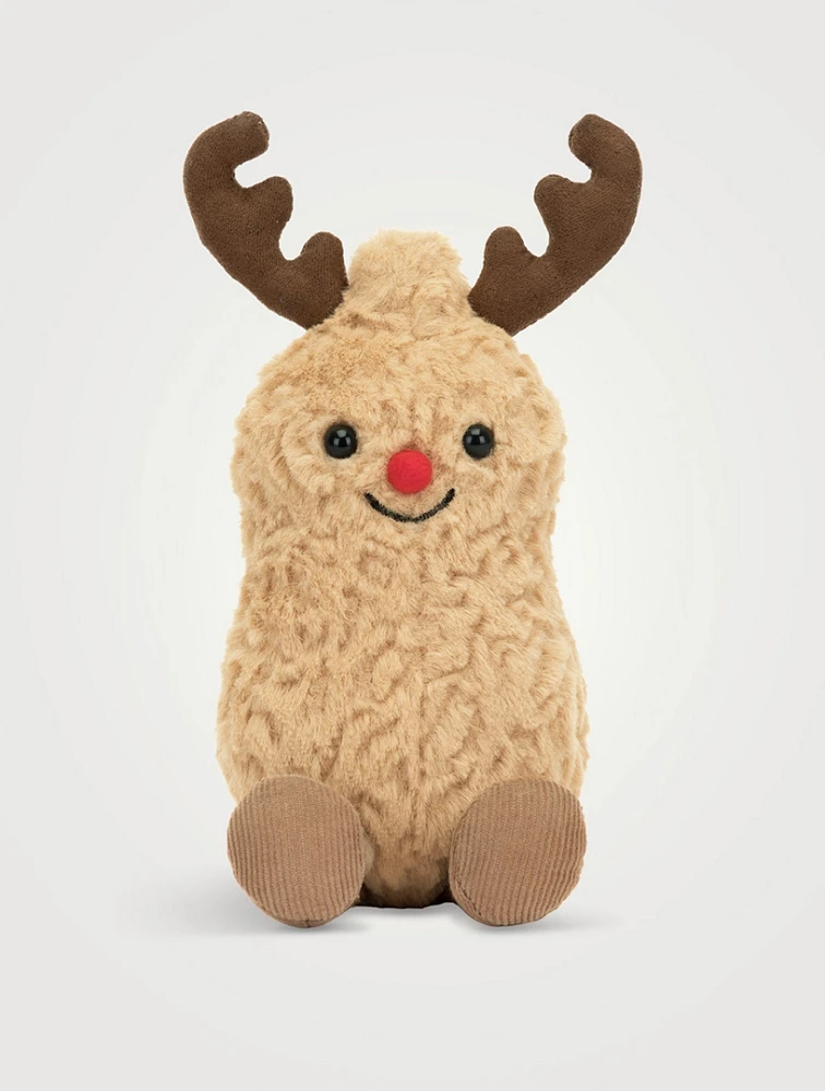 Amuseables Peanut Reindeer Plush Toy