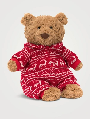 Winter Pajamas Bartholomew Bear Plush Toy