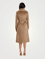 Belted Suri Alpaca Wool Wrap Coat