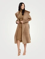 Belted Suri Alpaca Wool Wrap Coat