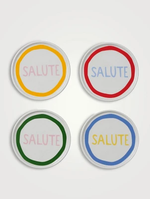 Set Of Four Salute Coasters