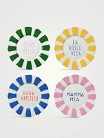 Set Of Four Italian Side Plates