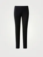 Melissa Silk Crêpe Slim Trousers