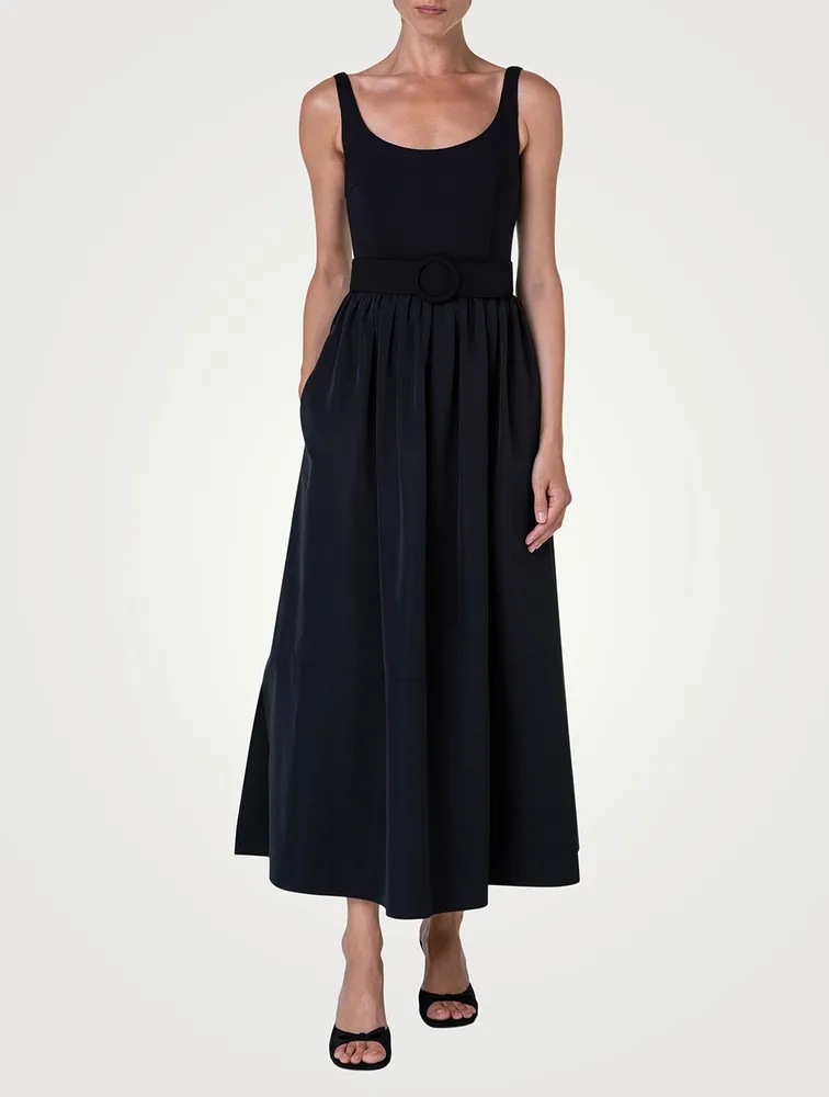 Belted Midi Dress