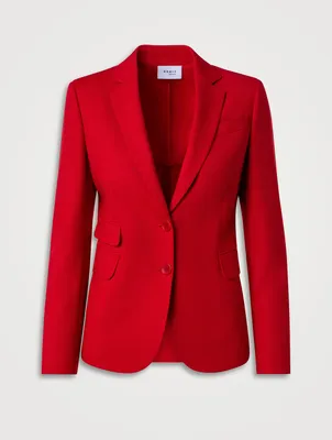 Wool Crêpe Blazer