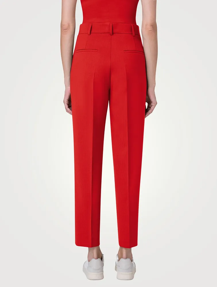 Ferry Tapered Stretch Wool Trousers