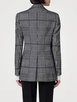 Glen Check Plaid Blazer