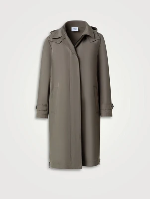 Cotton-Blend Coat