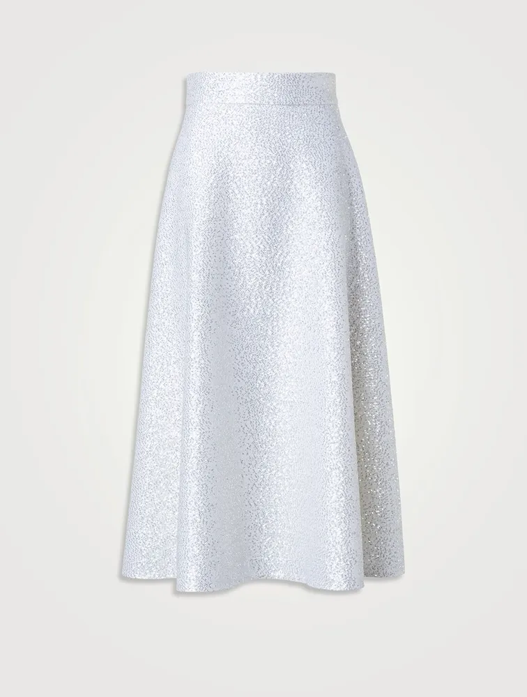 Sequin Midi Skirt