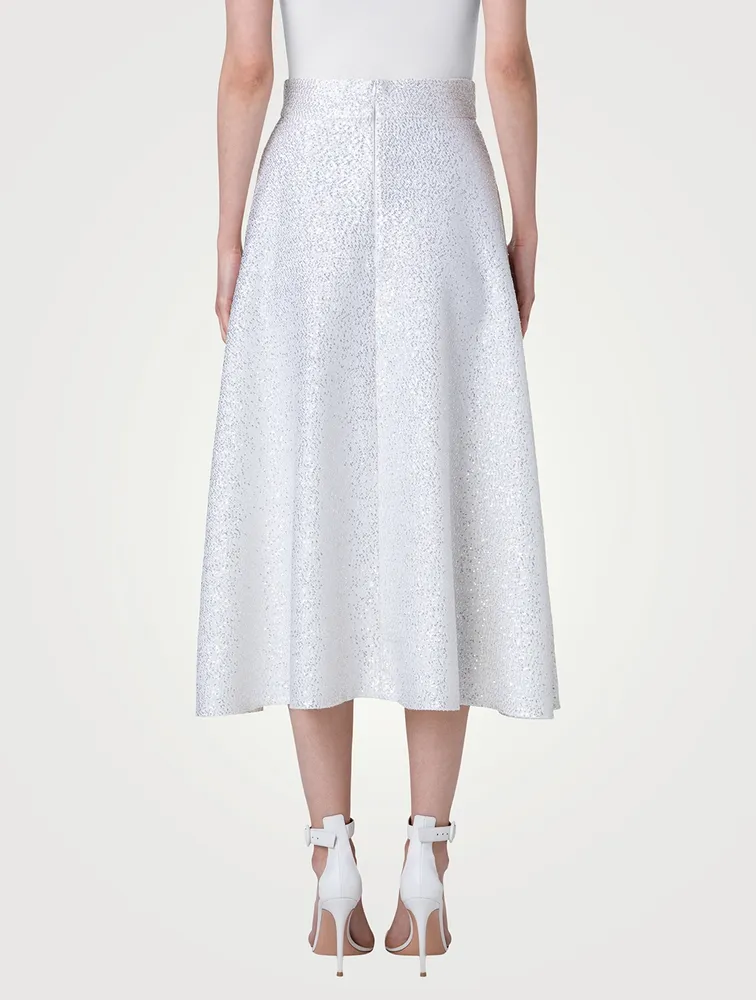 Sequin Midi Skirt