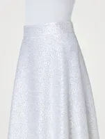 Sequin Midi Skirt
