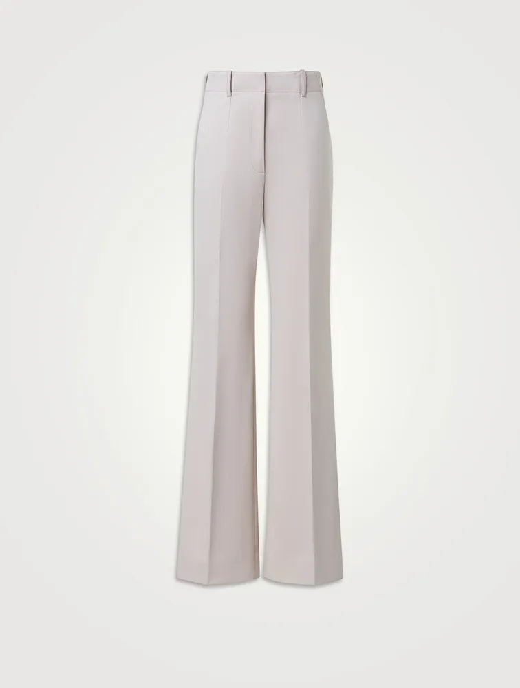 Florine Cotton Gabardine Straight-Leg Trousers