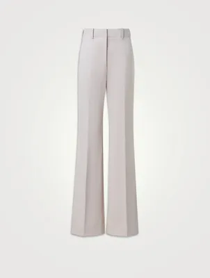 Florine Cotton Gabardine Straight-Leg Trousers