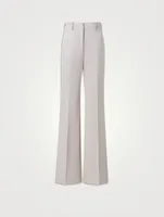 Florine Cotton Gabardine Straight-Leg Trousers