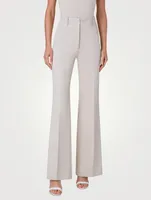 Florine Cotton Gabardine Straight-Leg Trousers