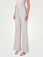 Florine Cotton Gabardine Straight-Leg Trousers