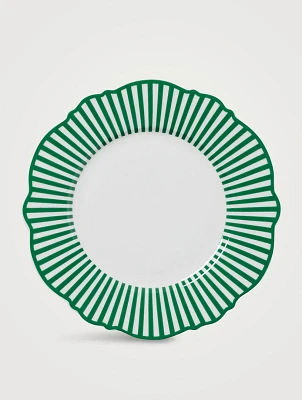 Set Of Four Green Wave Side Plates