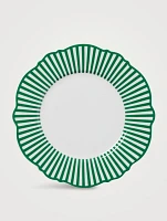 Set Of Four Green Wave Side Plates