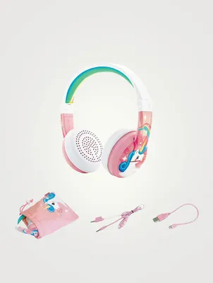 Wave Waterproof Wireless Headphones In Unicorn Print