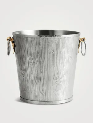 Ivy and Oak Bucket With Tongs