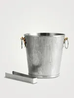 Ivy and Oak Bucket With Tongs