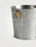 Ivy and Oak Bucket With Tongs