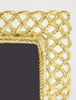 Love Knot Goldtone Frame