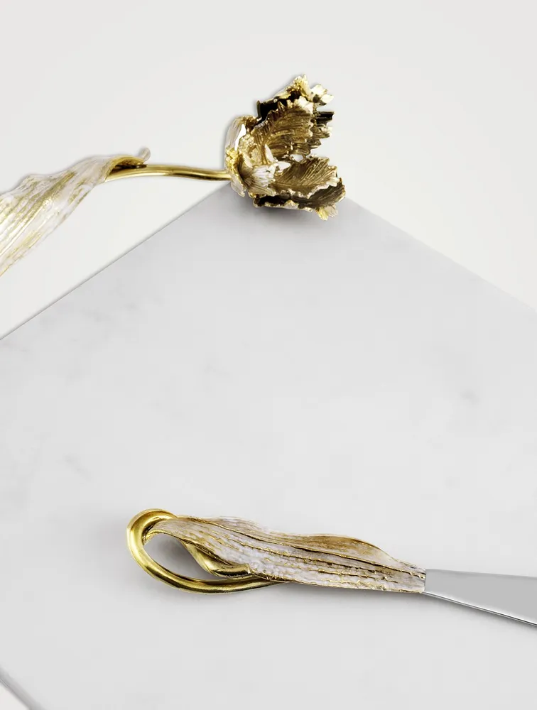 Tulip Cheeseboard With Knife