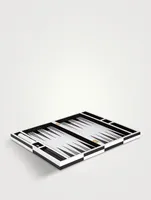Op Art Backgammon Lacquer Box Set