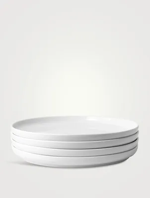 Set Of Four Porcelain Dinner Plates