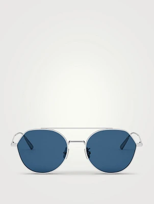 DiorBlackSuit R6U Round Sunglasses