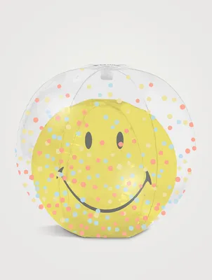 Smiley Face 3D Inflatable Beach Ball