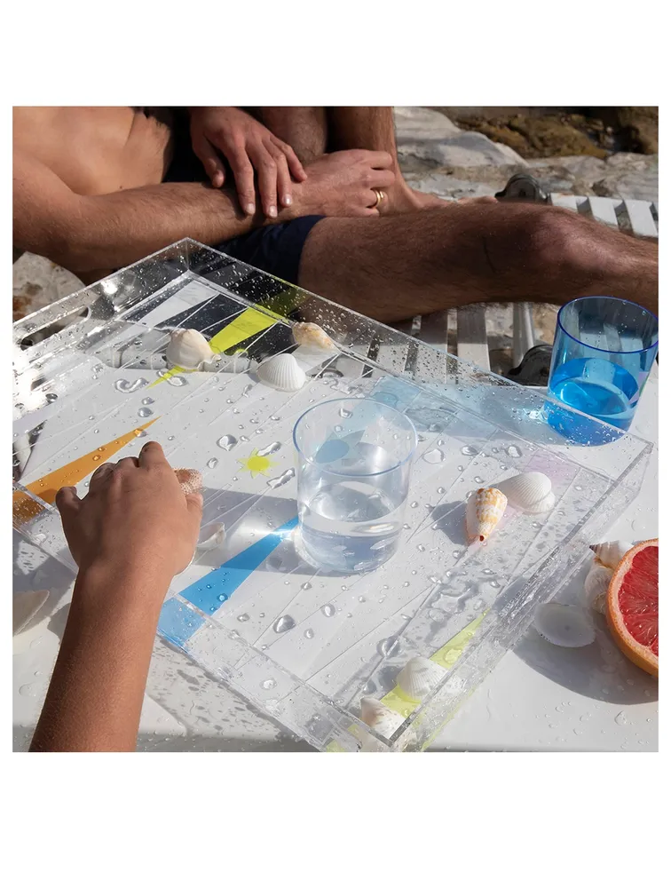 Cocktail Tray Backgammon