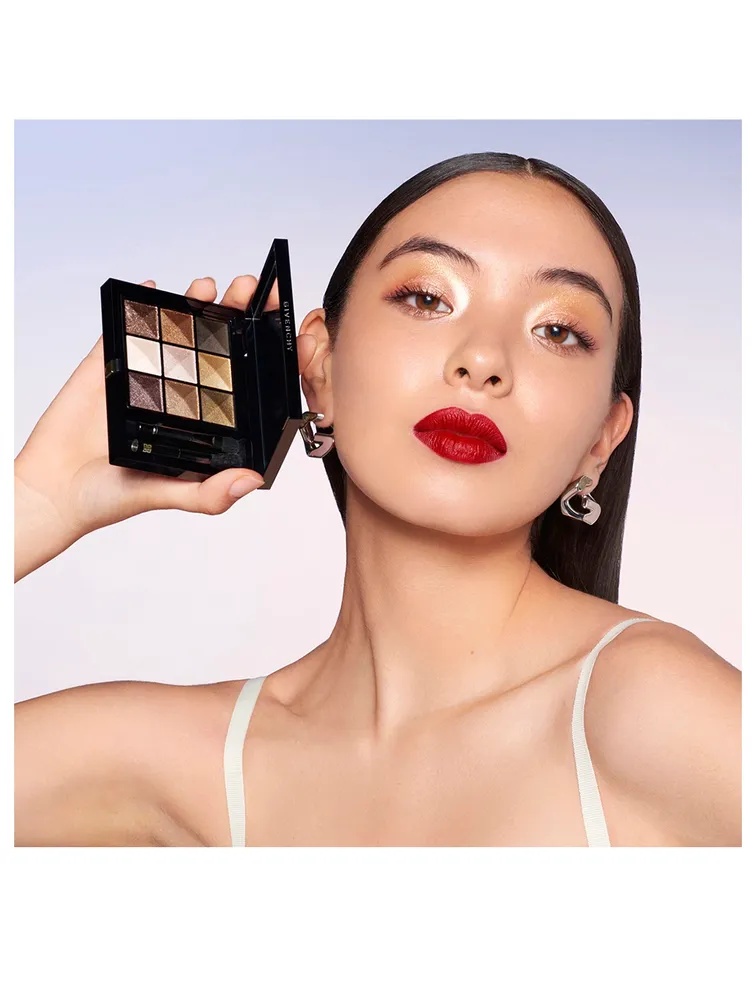 Le 9 De Givenchy Multi-Finish Eyeshadows Palette High-Pigmentation, 12-Hour Wear - Holiday Limited Edition