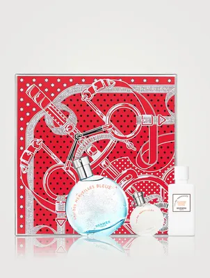 Fêtes en Hermès Eau des Merveilles Bleue  Eau de Toilette Gift Set