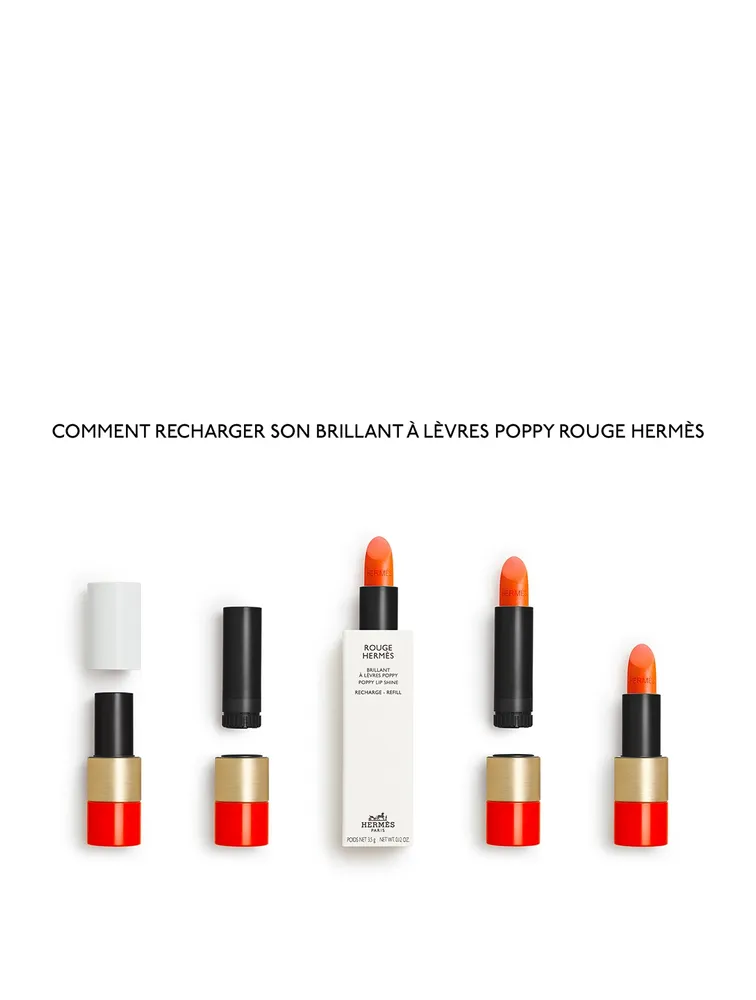 Rouge Hermès Poppy Lip Shine - Refill